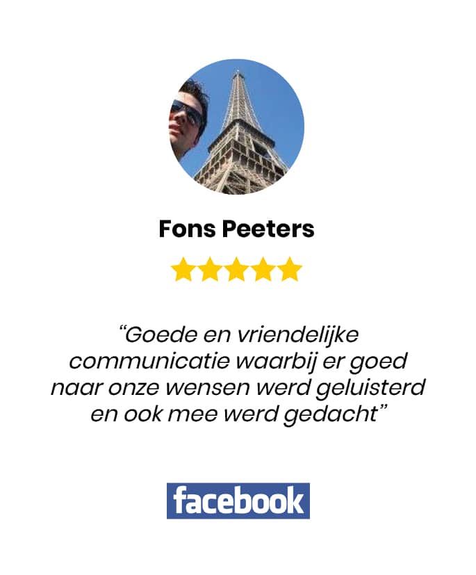 Social review homepage Fons Peeters
